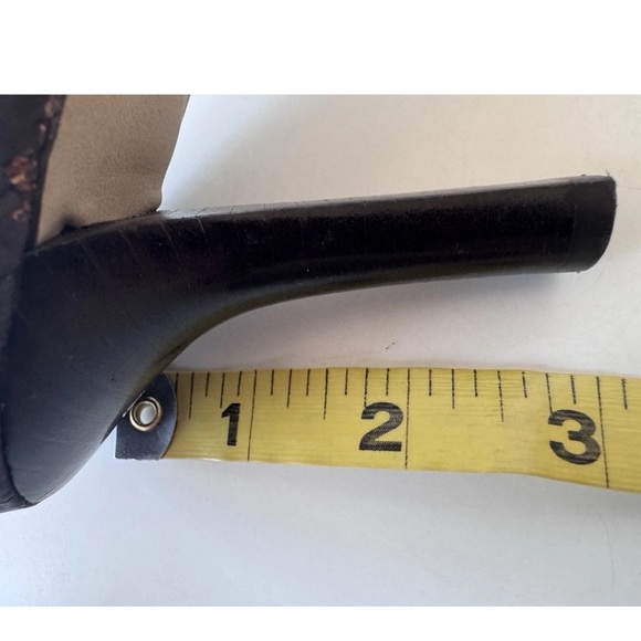 vintage 90s Y2K nine west mariela Stitch boho stiletto heeled sandals Shoes - Picture 9 of 10